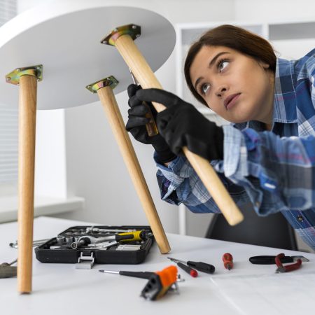 portrait-female-working